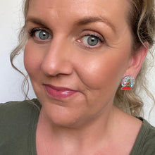 Load image into Gallery viewer, Acrylic Studs // Christmas Earrings
