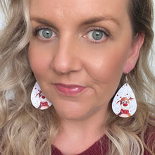 Load image into Gallery viewer, Teardrop Earrings // Christmas Dangles
