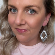 Load image into Gallery viewer, Sparkle Diamond Cut Out // Christmas Earrings
