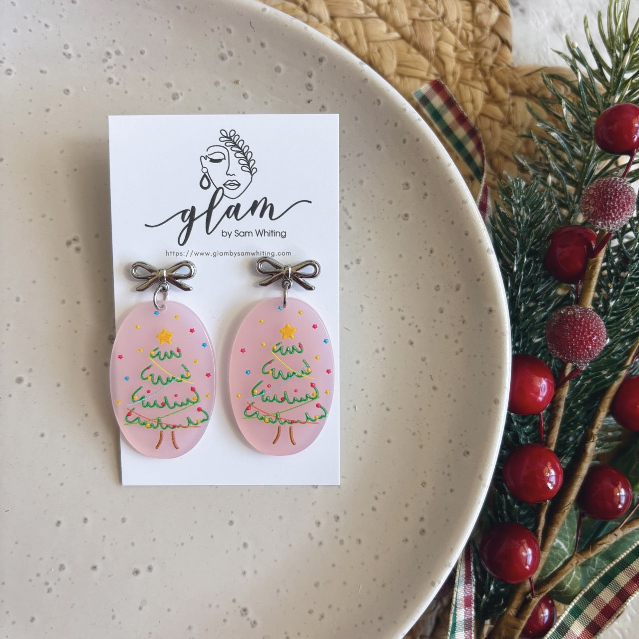 Cute Christmas // Acrylic Stud Earrings