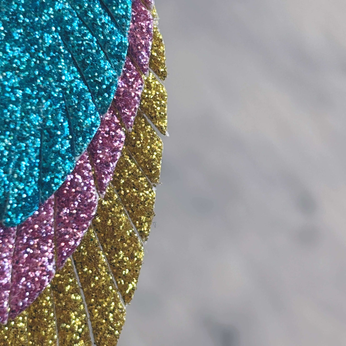 Fiesta Sparkle Dangles // Leather Earrings