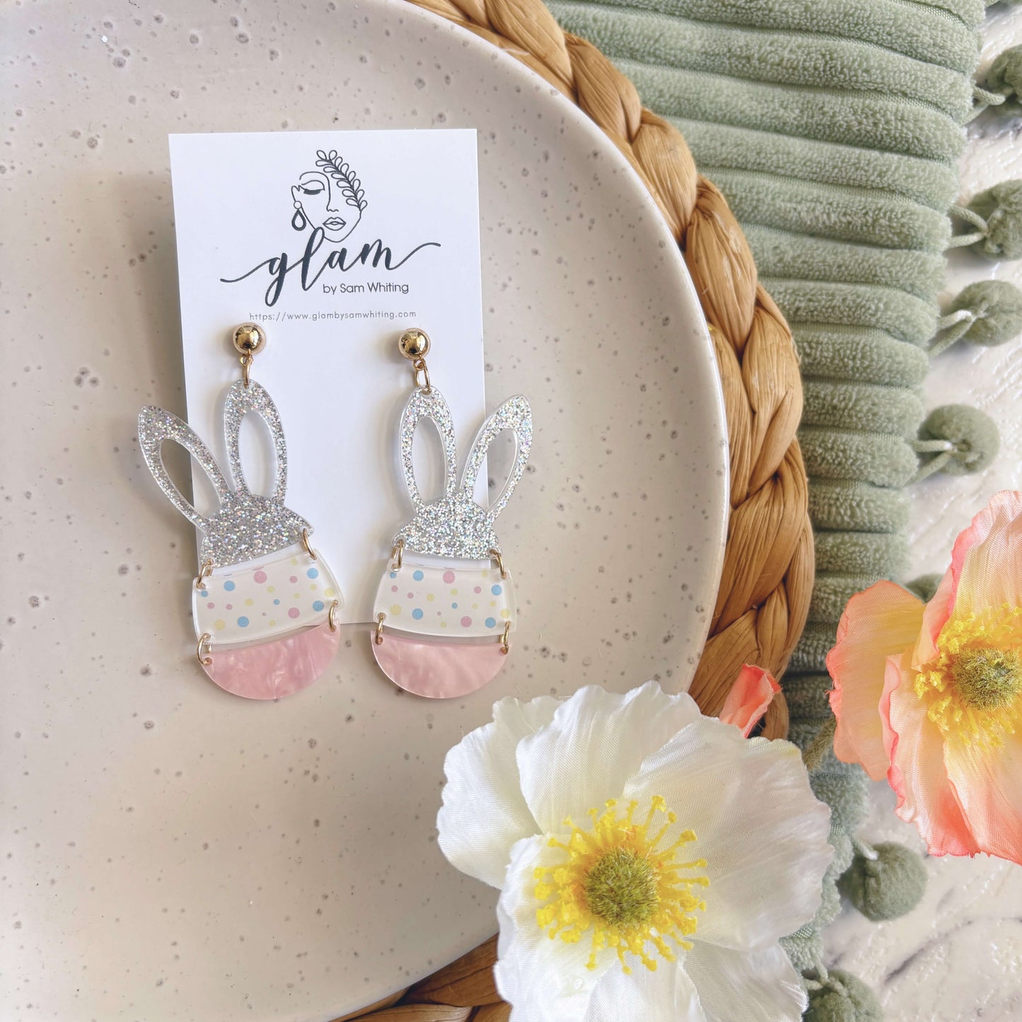 Bunny Ears // Acrylic Earrings