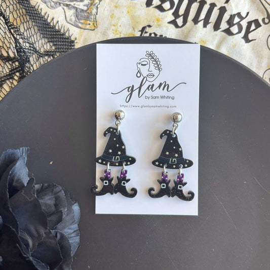 Witch Please // Acrylic Stud Earrings