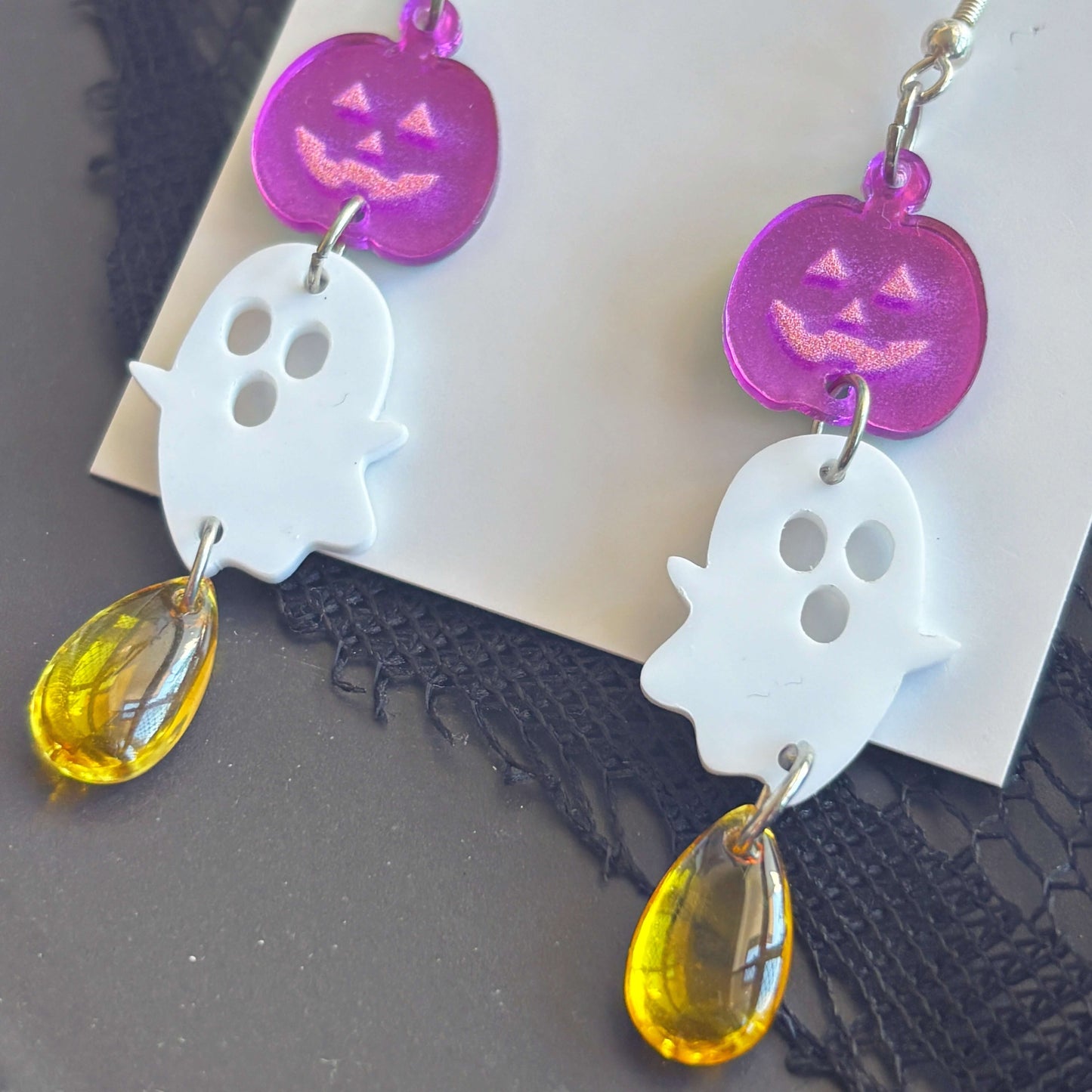 Boo Crew // Acrylic Earrings