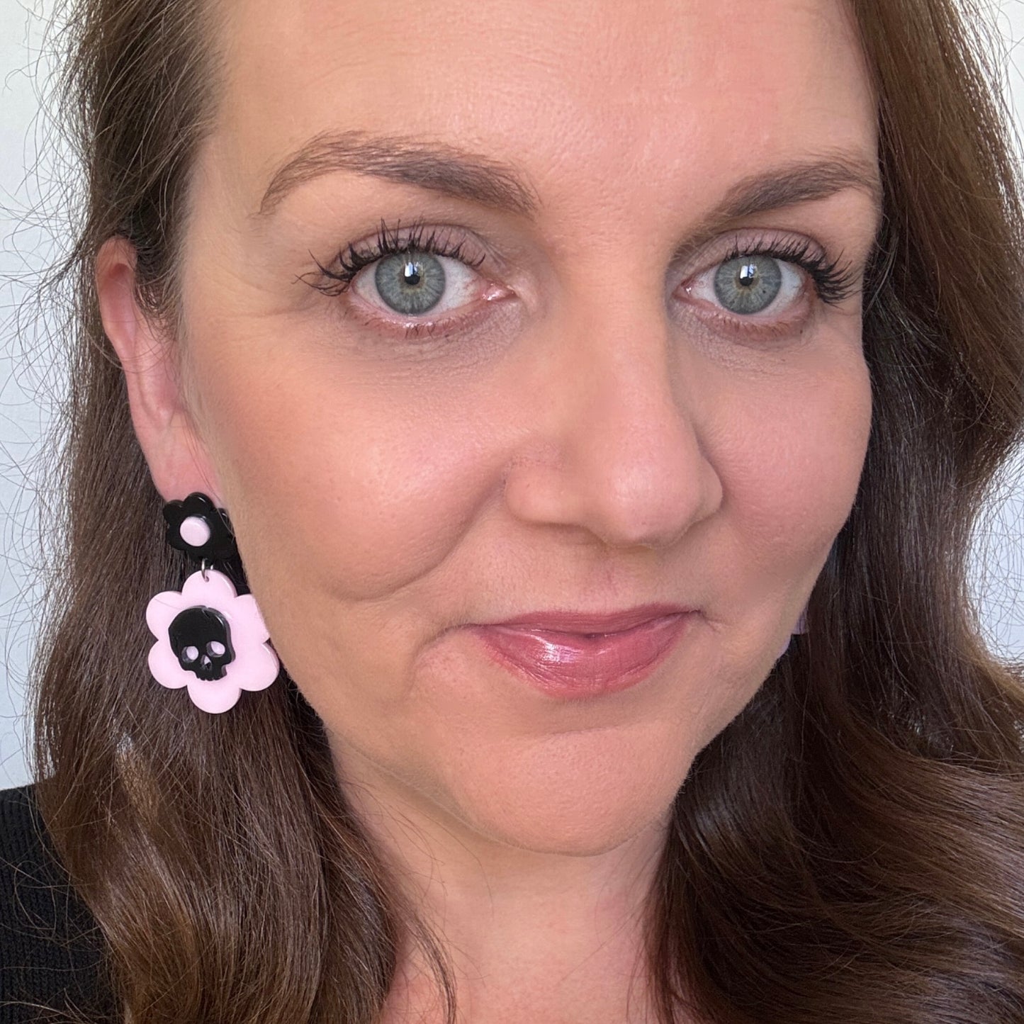 Petal & Bone // Resin Earrings