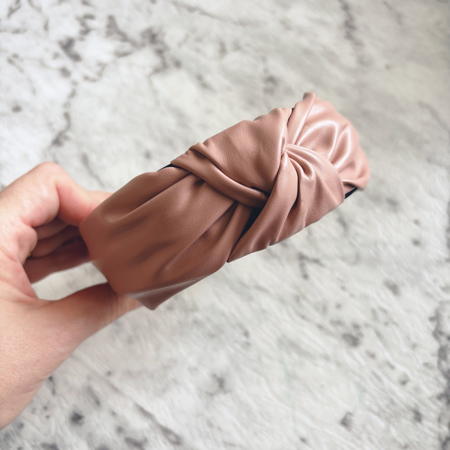 Leather Knot Headband // Hair Accessories