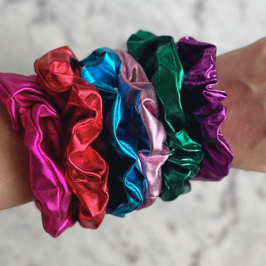 Metallic Scrunchie // Hair Accessories