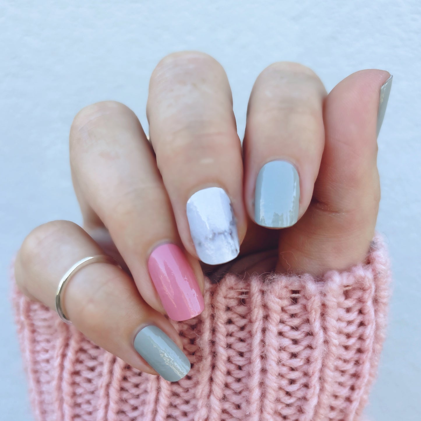 Classic Marble // Nail Polish Strips
