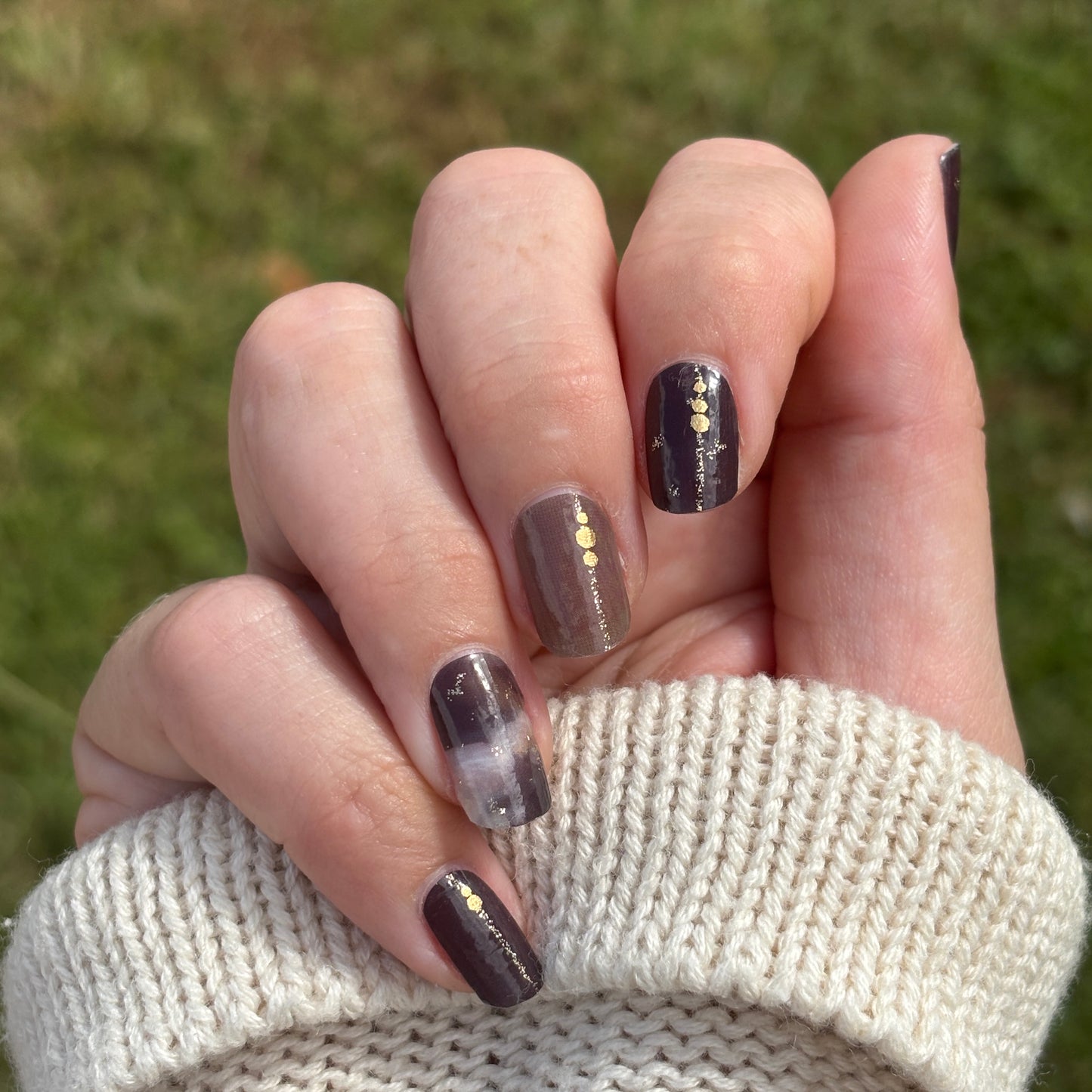 Luna Latte // Nail Polish Strips