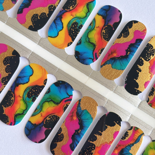 Rainbow Coast // Nail Polish Strips