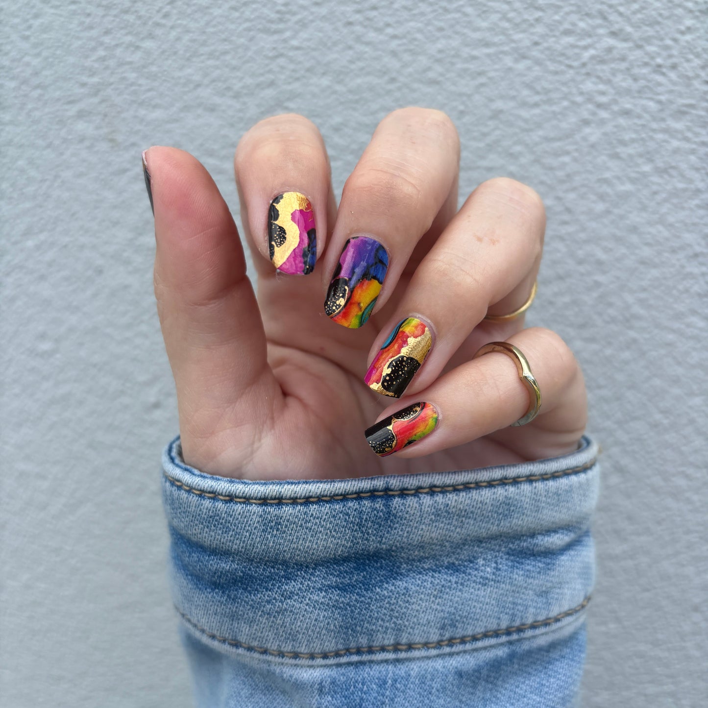 Rainbow Coast // Nail Polish Strips