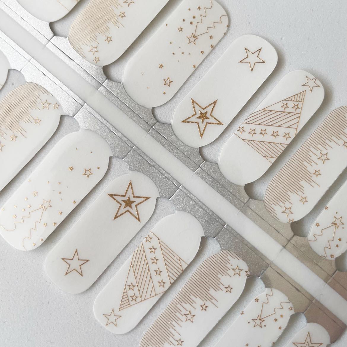Starfall // Christmas Nail Polish Strips