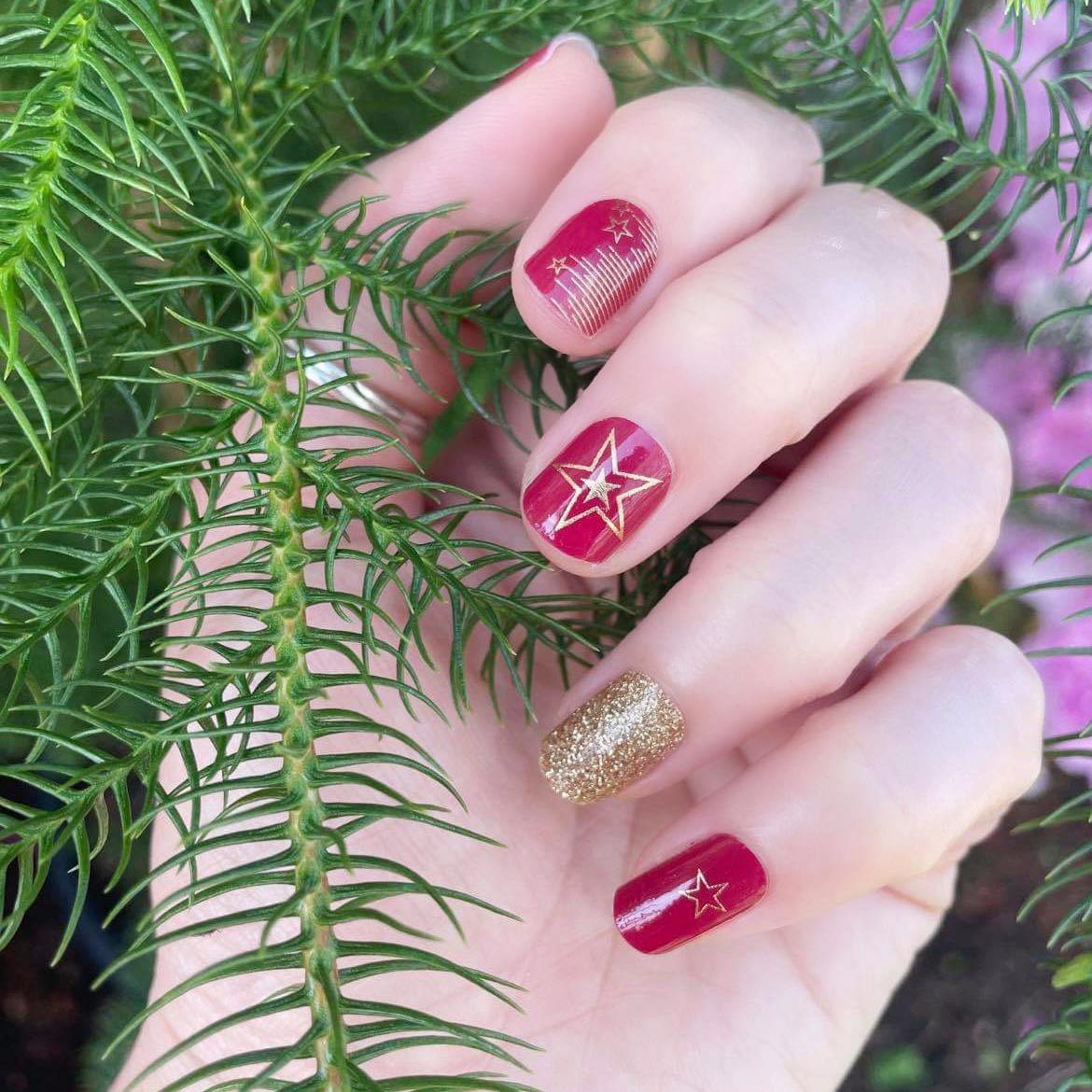Starfall // Christmas Nail Polish Strips