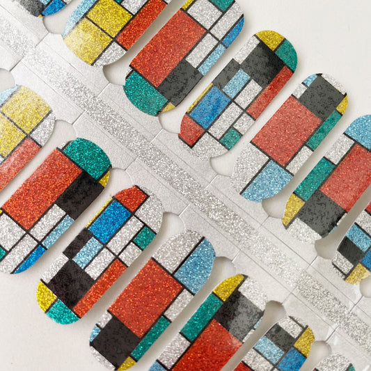 Pixel Party // Nail Polish Strips