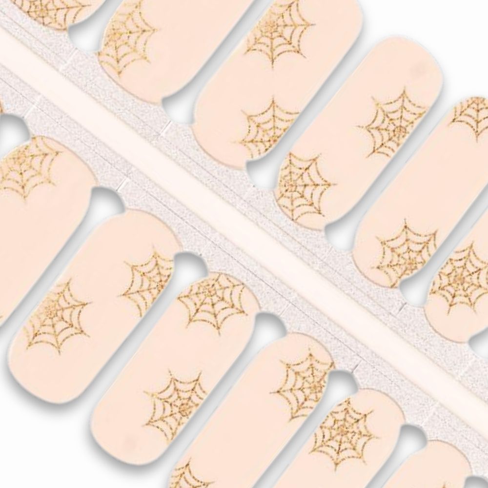 Web of Gold //  Nail Polish Strips
