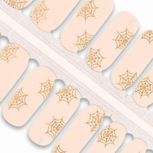 Web of Gold //  Nail Polish Strips