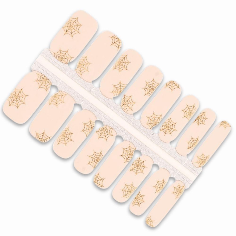 Web of Gold //  Nail Polish Strips