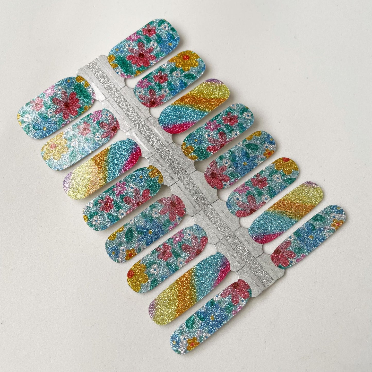 Spring Flowers // Nail Polish Strips