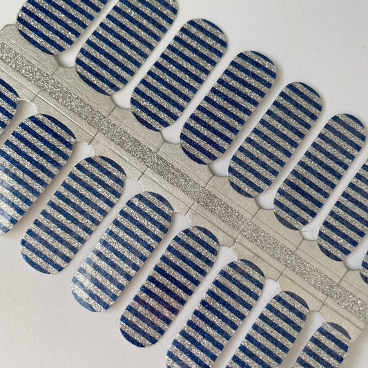 Varsity Blue // Nail Polish Strips