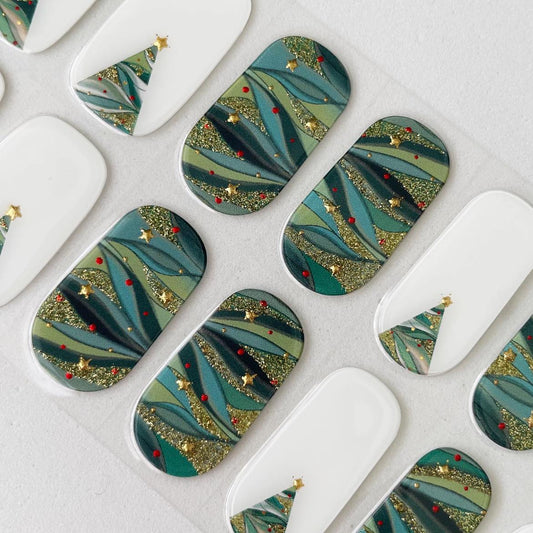 Winter Green // Christmas Gel Strips