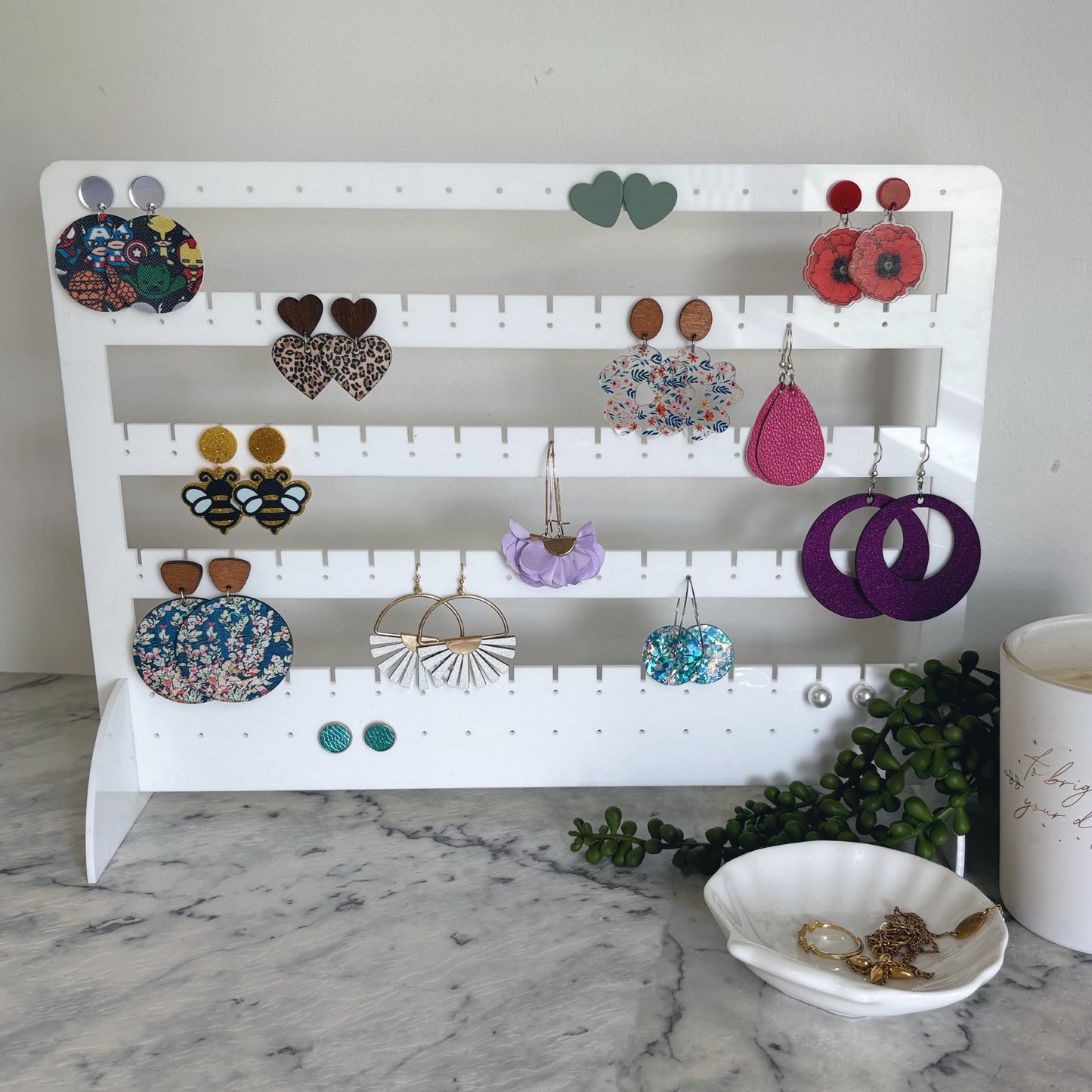 Stud Dangle Earring Stand // Storage Solutions