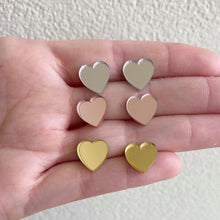 Load image into Gallery viewer, Mirror Hearts // Acrylic Stud Earrings
