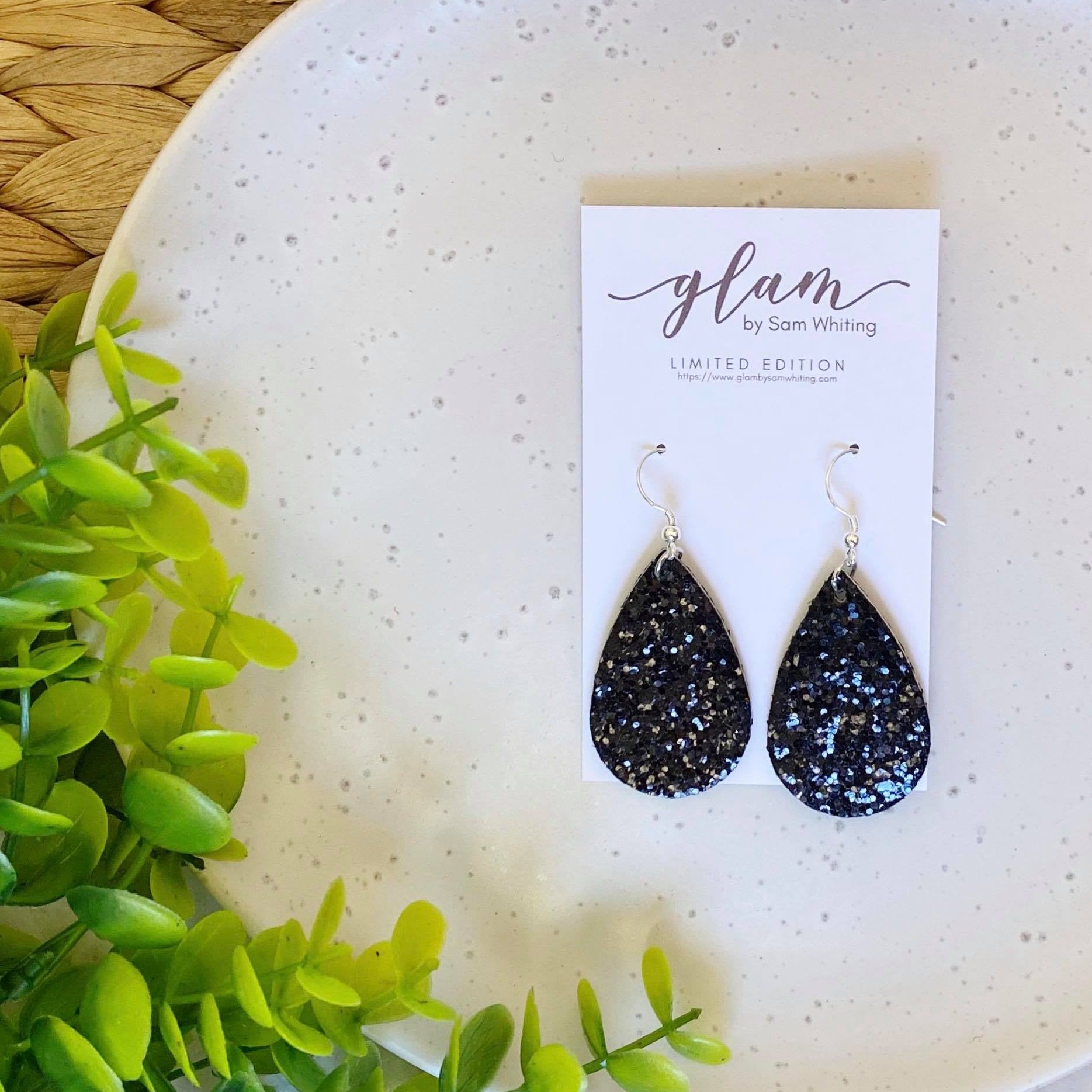 Trendy Black Earrings  Kendiee