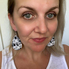 Load image into Gallery viewer, mickey mouse leather earrings
