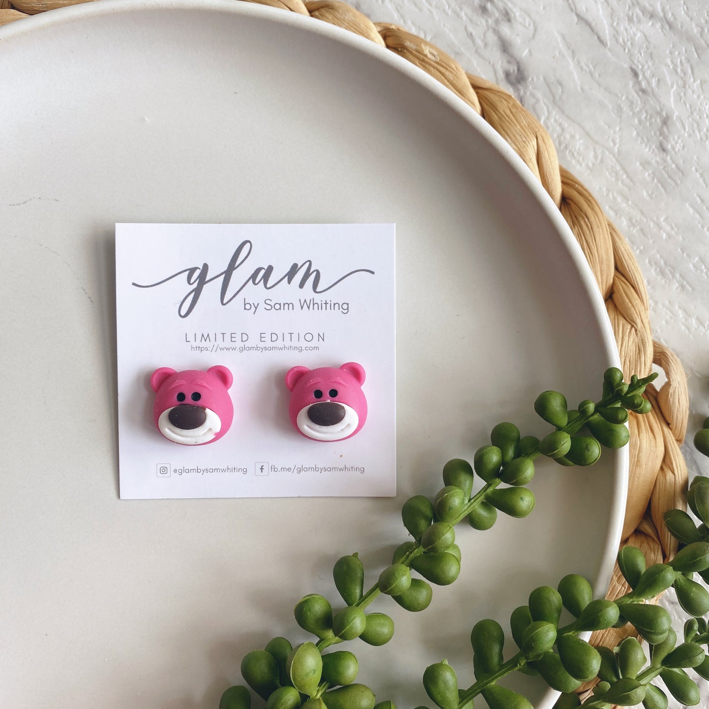 Character Studs // Clay Earrings