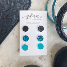 Load image into Gallery viewer, Aquamarine stud pack
