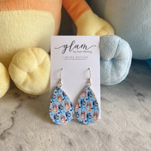 Load image into Gallery viewer, Bluey // Mini Leather Earrings
