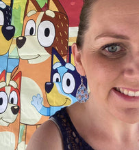 Load image into Gallery viewer, Bluey // Mini Leather Earrings
