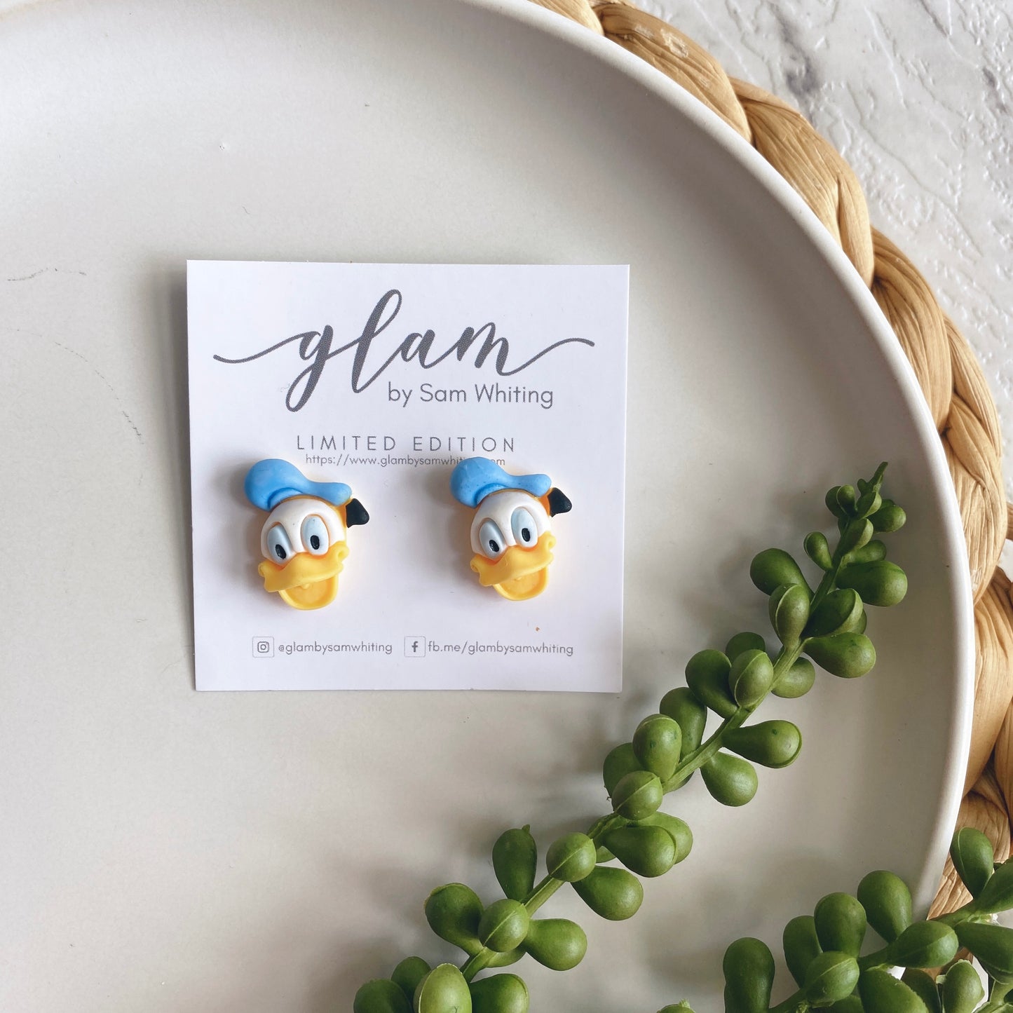 Character Studs // Clay Earrings