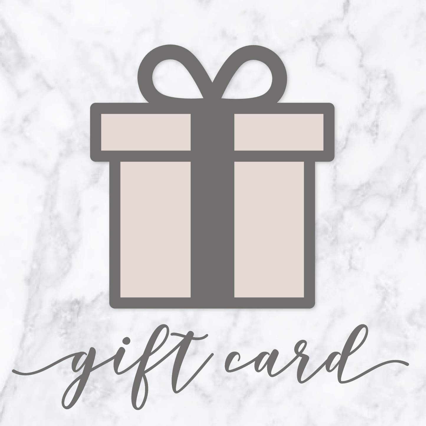 E-gift Card // Glam by Sam Whiting Gift Vouchers