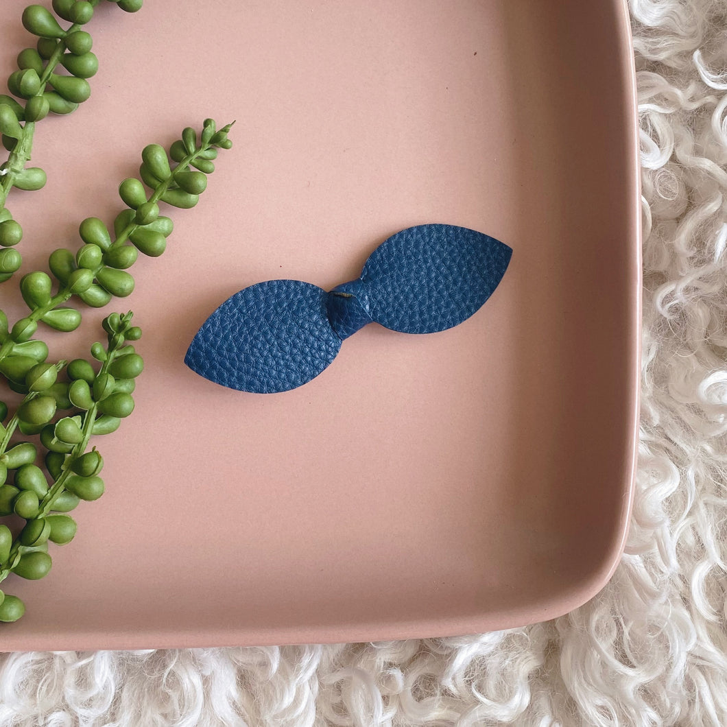 Leather Hair Bows
