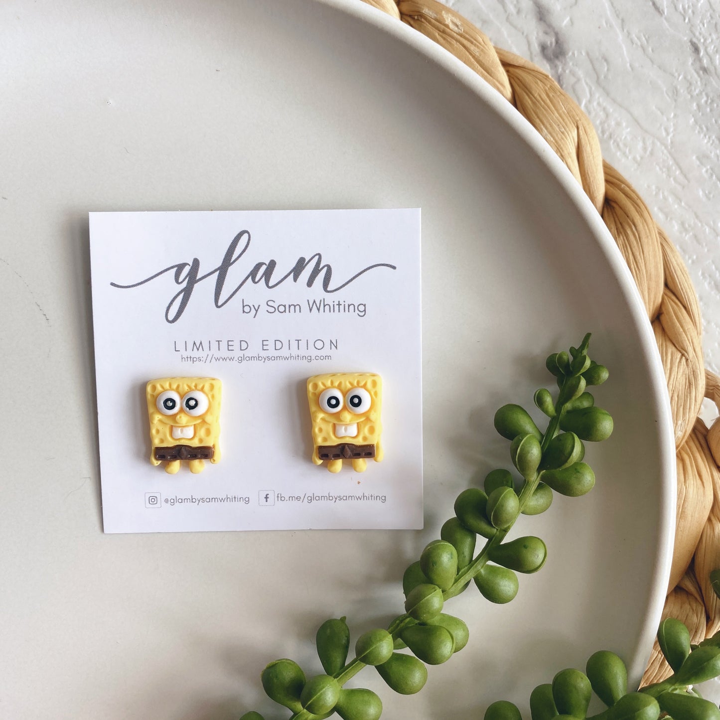 Character Studs // Clay Earrings