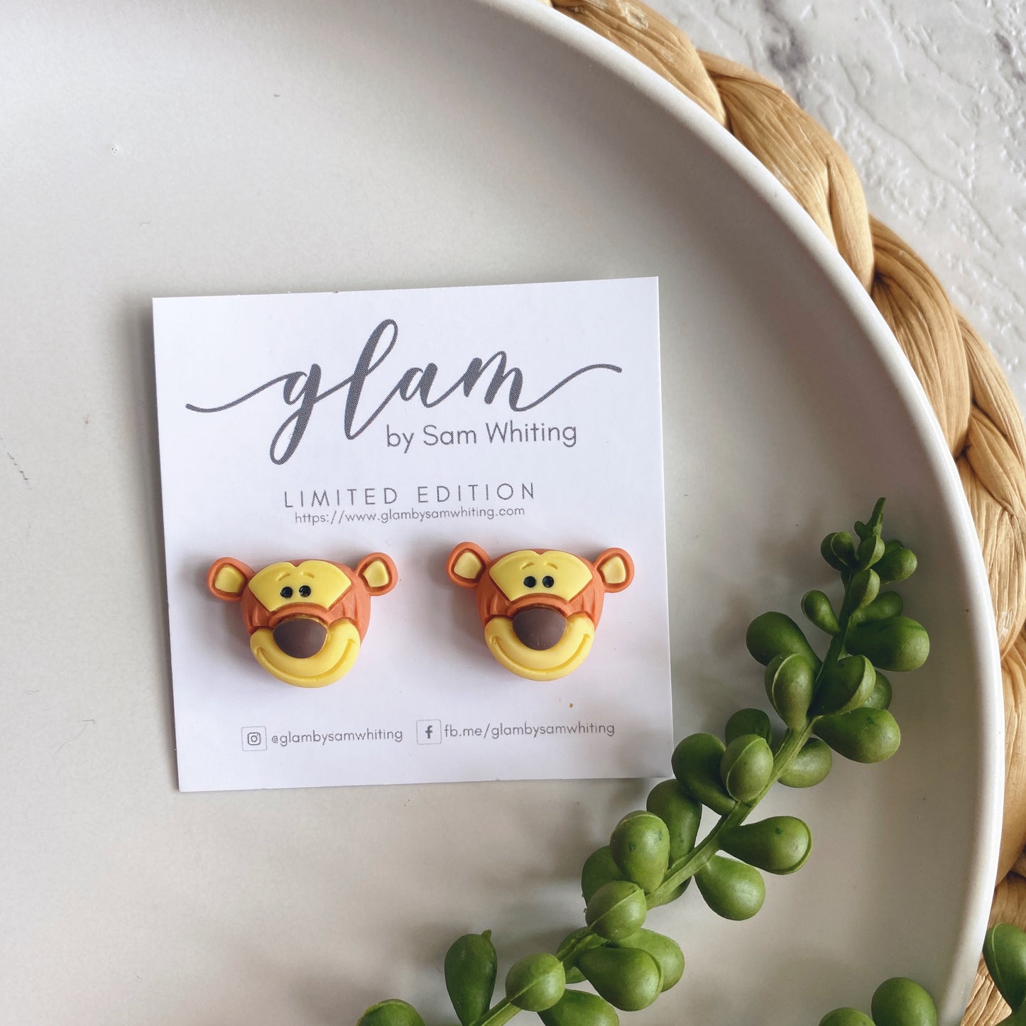 Character Studs // Clay Earrings